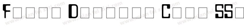Ferio Display Caps SSi字体转换